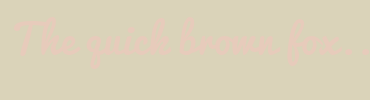 Image with Font Color E7CBBB and Background Color DAD3B9